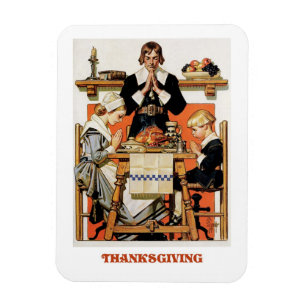 kunstnetten voor Thanksgiving Magneet