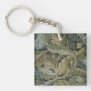 Kunstnieuw patroon van William Morris, , bel Sleutelhanger