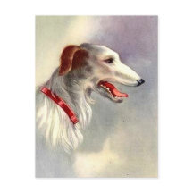  kunstontwerp Borzoi Dog