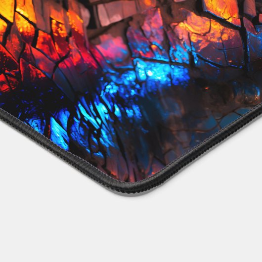 Kunstontwerp Bureaumat (Hoek)