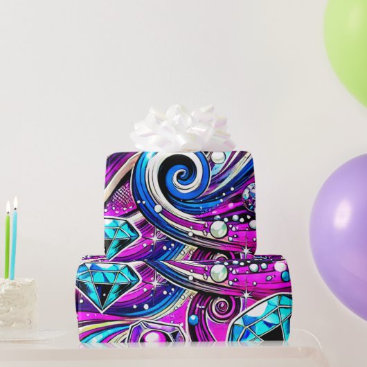 Kunstontwerp Cadeaupapier (Feestgeschenken)