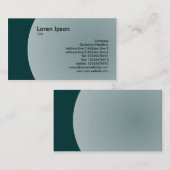 Kunstontwerp - Donkergroen Visitekaartje (Voorkant / Achterkant)