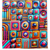 Kunstontwerp Douchegordijn (Voorkant)