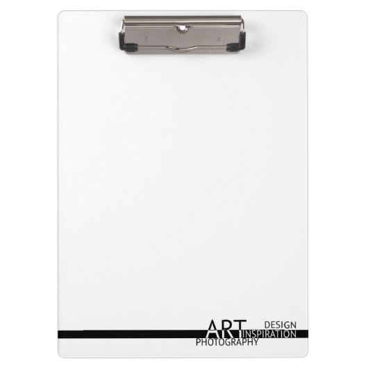 Kunstontwerp. Fotografie. Inspiratie. Klembord (Voorkant)