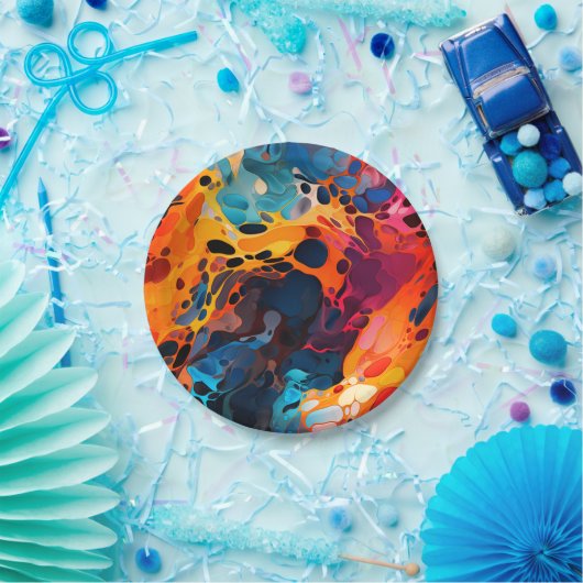 Kunstontwerp Papieren Bordje (Feest)