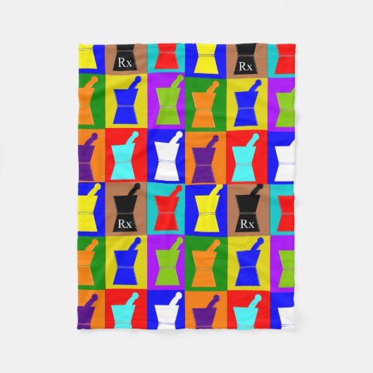 Kunstontwerp van de Pop van Fleece Blanket (Voorkant)