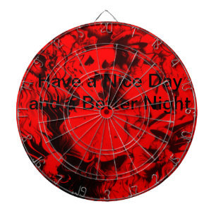 Kunstontwerp van Edgy Kunst Verbluffend Skeezer Qu Dartbord