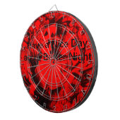 Kunstontwerp van Edgy Kunst Verbluffend Skeezer Qu Dartbord (Voorkant Rechts)