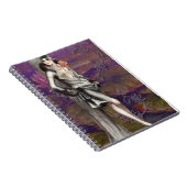  kunstontwerp voor deco Flapper Lady Notitieboek (Rechterzijde)