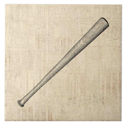 Kunstontwerp voor honkbalsport tegeltje (Voorkant)