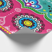 Kunstontwerp voor Indiase en Pakistaanse vrachtwag Cadeaupapier (Hoek)