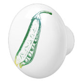 Kunstontwerp voor peulvruchten keramische knop (Rechts)