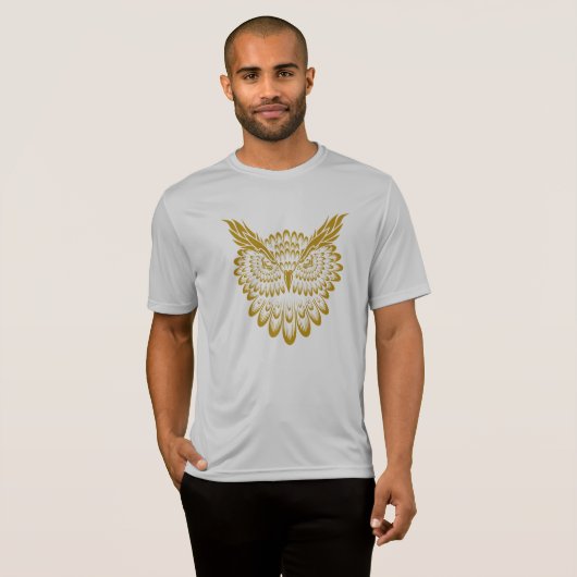 Kunstontwerp voor vogelbaars t-shirt (Voorkant volledig)