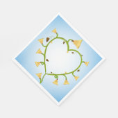 Kunstpapier van de lente servet (Hoek)