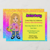 Kunstpartij Kaart (Voorkant / Achterkant)