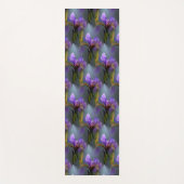Kunstpatroon blauwe vlag Iris-bloem Natuur Yogamat (Voorkant)