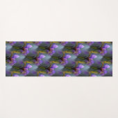 Kunstpatroon blauwe vlag Iris-bloem Natuur Yogamat (Voorkant (horizontaal))