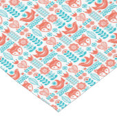 Kunstpatroon Finse vos- en vogelfolk Korte Tafelloper (Hoek)