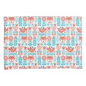 Kunstpatroon Finse vos- en vogelfolk Kussensloop (Voorkant-Rechts)