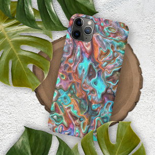 Kunstpatroon kleurige Classy Fun Paint Blur Waves iPhone 11 Pro Max Hoesje