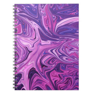 Kunstpatroon met galaxie notitieboek
