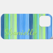 Kunstpatroon met kleurrijke heupstrepen in de zome Case-Mate iPhone case (Achterkant (horizontaal))