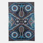 Kunstpatroon op keukenhanddoek (Verticaal)