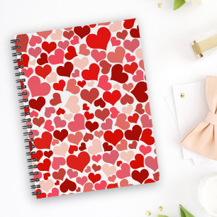 Kunstpatroon, rode harten, liefde planner