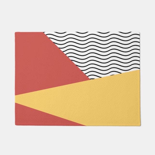 Kunstpatroon van 80-Poppen Deurmat (Voorkant)