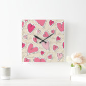 Kunstpatroon Vierkante Klok (Huis)