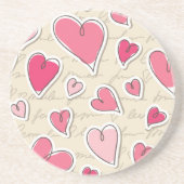 Kunstpatroon Zandsteen Onderzetter (Voorkant)