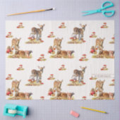 Kunstpatroonliefhebbers in de herfst tissuepapier (Craft)