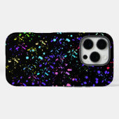 Kunstpatroonontwerp op zwart Case-Mate iPhone case (Achterkant (horizontaal))