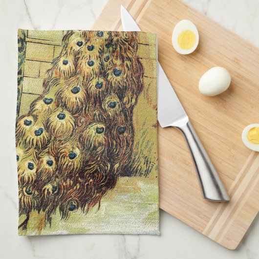 kunstpauzes met een boodschap, geschenken theedoek (Quarter Fold)