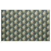 Kunstportret, aangepast materiaal stof (Fat Quarter)