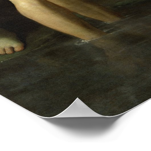 Kunstposter "Het aptisme van Christus" Poster (Hoek)