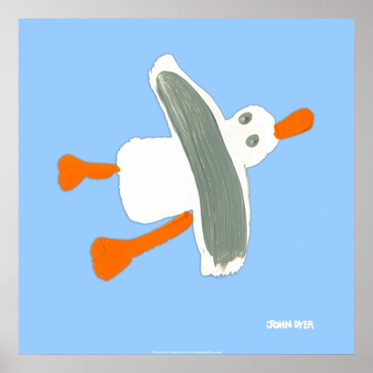KunstPoster: John Dyer Seagull Poster (Voorkant)