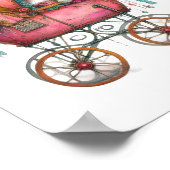 Kunstposter met edele uitstraling poster (Hoek)