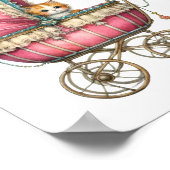 Kunstposter met edelmetaal poster (Hoek)