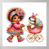 Kunstposter met edelmetaal poster (Voorkant)