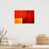 KunstPosters - Moderne, Abstracte kunst afdrukken Poster (Keuken)