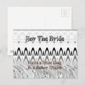 Kunstprint Bruidsfeest Cadeau Briefkaart (Voorkant / Achterkant)