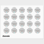 Kunstprint Bruidsfeest Cadeau Ronde Sticker (Vel)