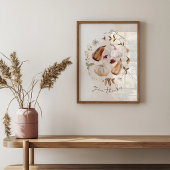 Kunstprint 'Dank Je' Herfst Poster