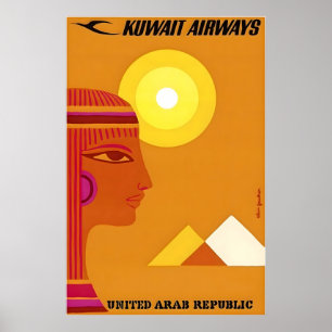 Kunstprint Koeweit Reisposter Midden-Oosten Poster