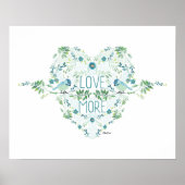 Kunstprint met vogelaquote poster (Voorkant)