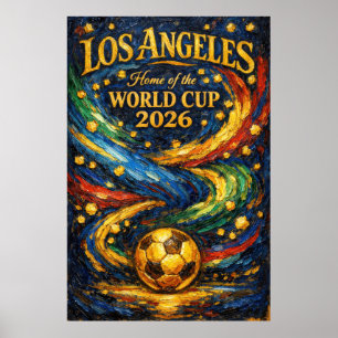 Kunstprint Moody Jewel Los Angeles Thuisbasis van Poster