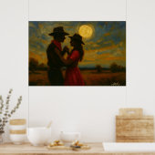 Kunstprint Moonlight Two-Step Poster (Keuken)
