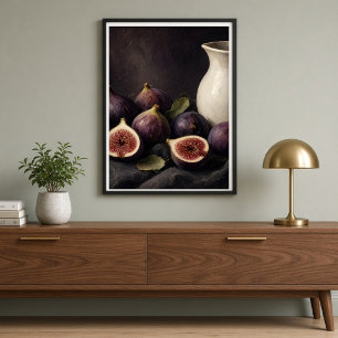 Kunstprint Vijgen en Kroomkan Poster