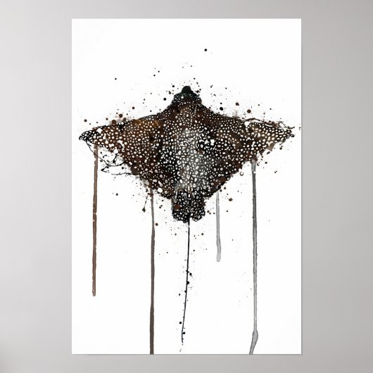 Kunstprint Zeedier 'Pijlrog' Poster (Voorkant)